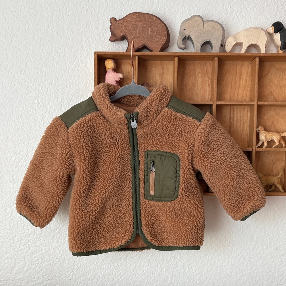Baby GAP 6-12m Sherpa Teddy Jacket